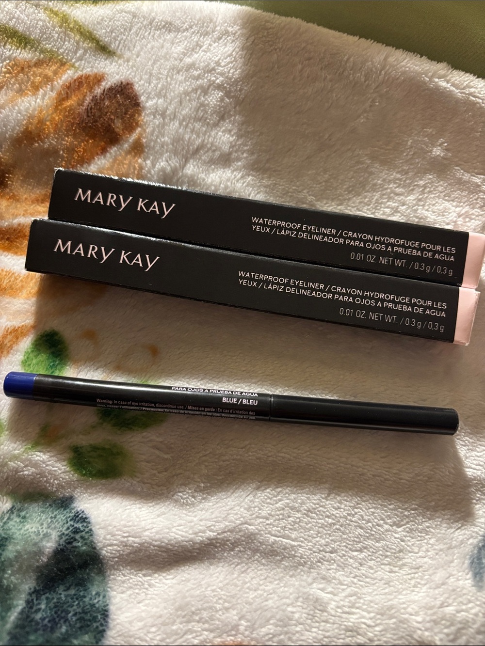 Mary Kay Waterproof Eyeliner Pencil — Blue/Black